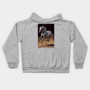 Appaloosa Horse - Oil paint Kids Hoodie